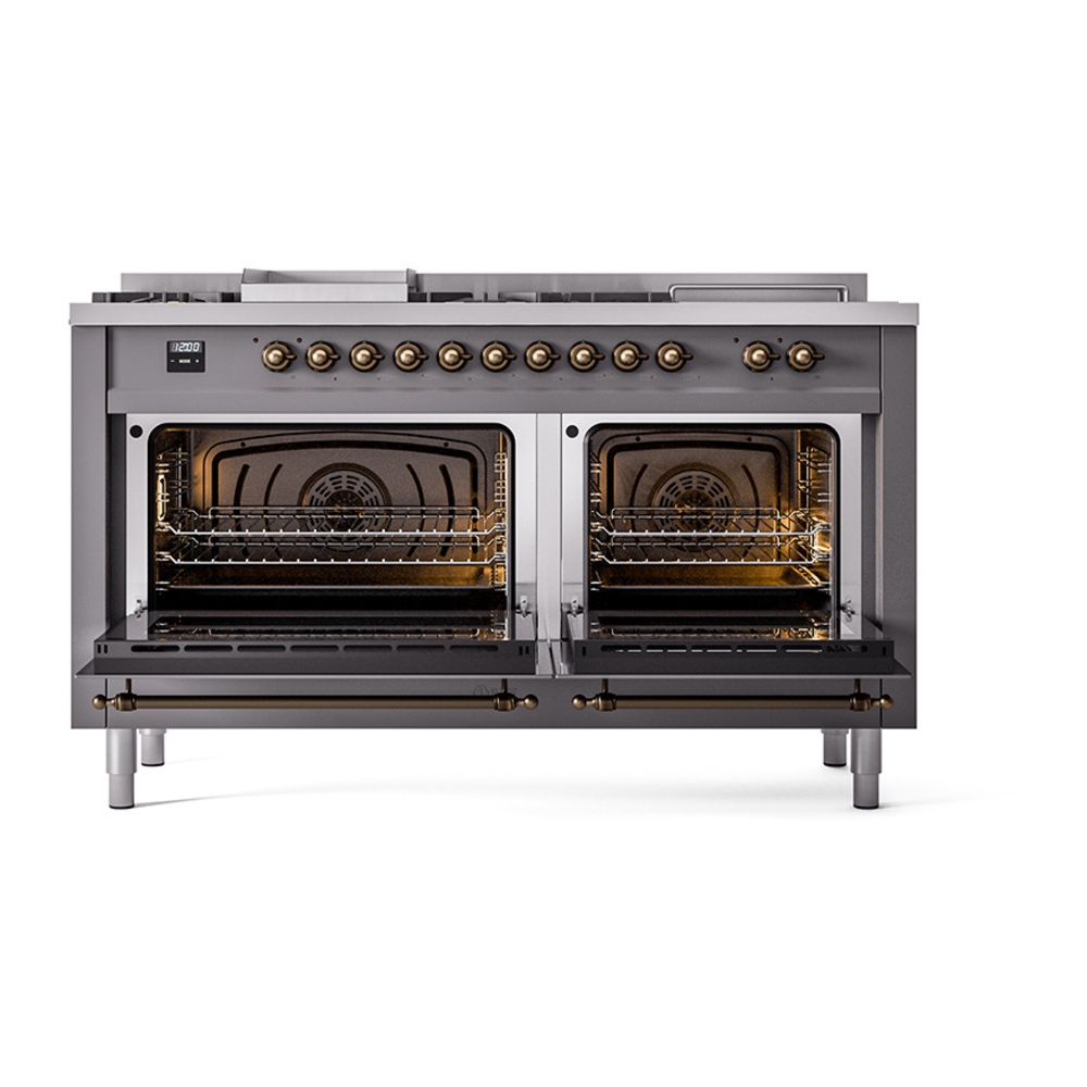 ILVE_UP60FSQNMPMGBLP_Nostalgie_II_Dual_Fuel_Range_oven_door_opened