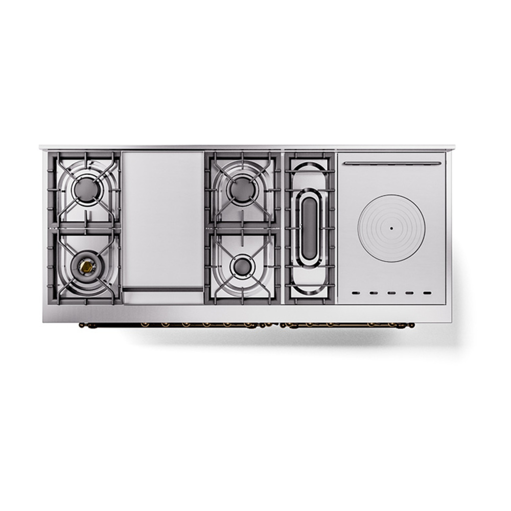 ILVE_UP60FSQNMPMGBLP_Nostalgie_II_Dual_Fuel_Range_top_view