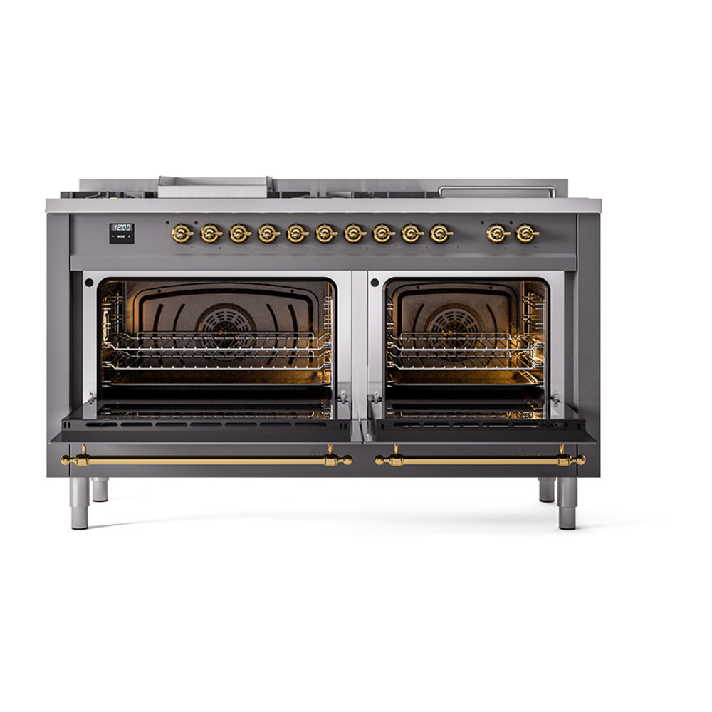 ILVE_UP60FSQNMPMGGLP_Nostalgie_II_Dual_Fuel_Range_oven_door_opened