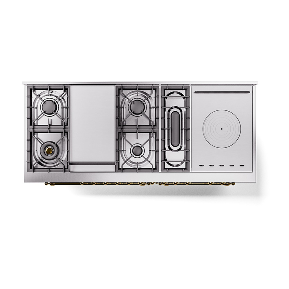 ILVE_UP60FSQNMPMGGLP_Nostalgie_II_Dual_Fuel_Range_top_view