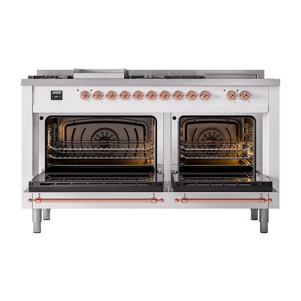 ILVE_UP60FSQNMPRAPLP_Nostalgie_II_Dual_Fuel_Range_oven_door_opened