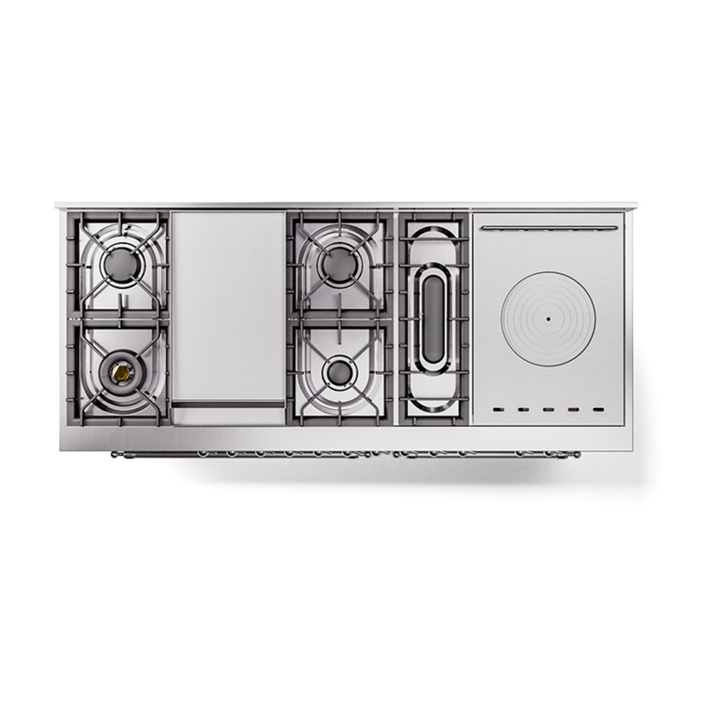 ILVE_UP60FSQNMPSSCLP_Nostalgie_II_Dual_Fuel_Range_top_view