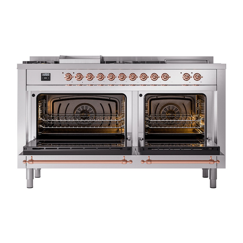 ILVE_UP60FSQNMPSSPLP_Nostalgie_II_Dual_Fuel_Range_oven_door_opened