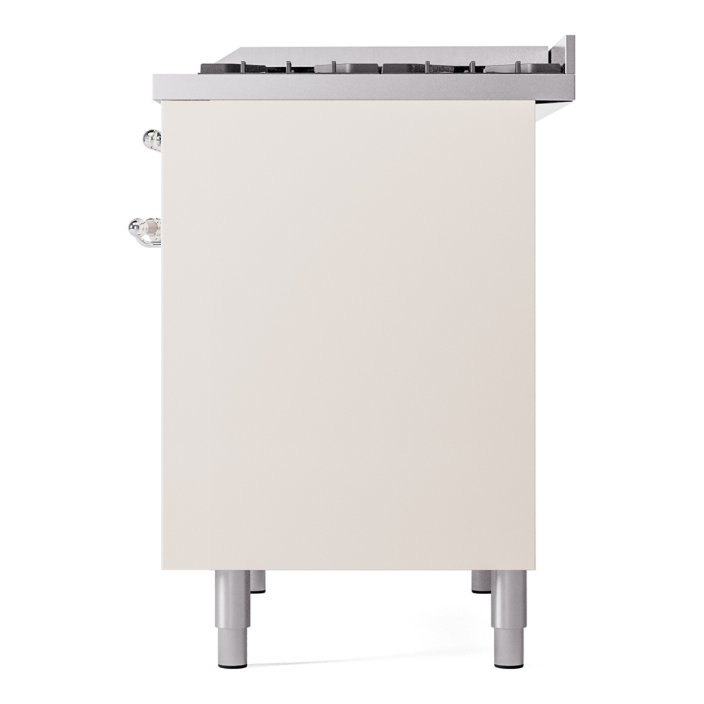 ILVE UPD40FNMPAWC Nostalgie II 40" Dual Fuel Range, right side view