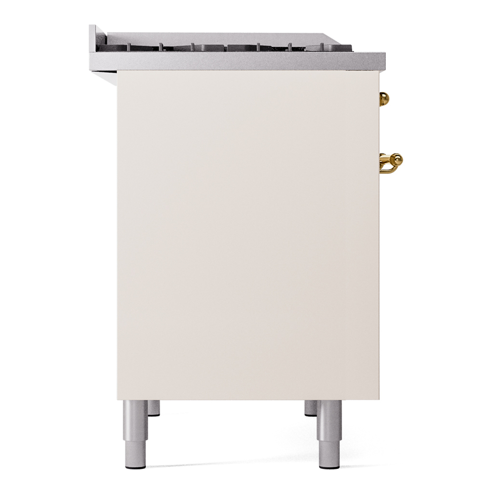 ILVE UPD40FNMPAWGLP Nostalgie II 40" Dual Fuel Range, left side view