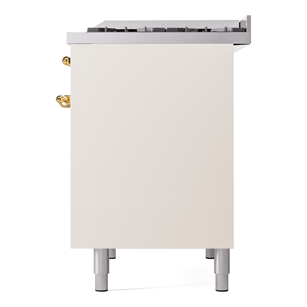 ILVE UPD40FNMPAWGLP Nostalgie II 40" Dual Fuel Range, right side view