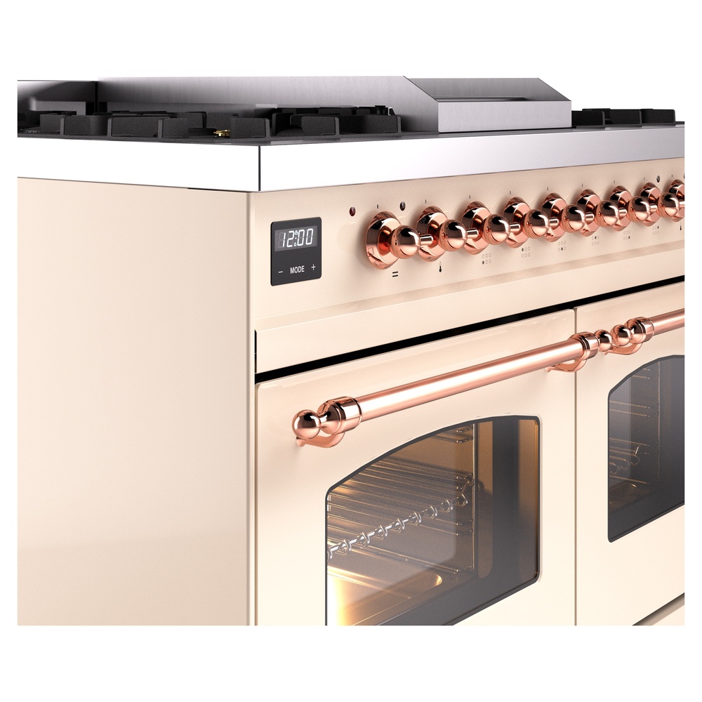 ILVE UPD40FNMPAWP Nostalgie II 40" Dual Fuel Range, details