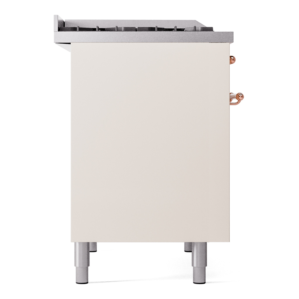 ILVE UPD40FNMPAWP Nostalgie II 40" Dual Fuel Range, left side view