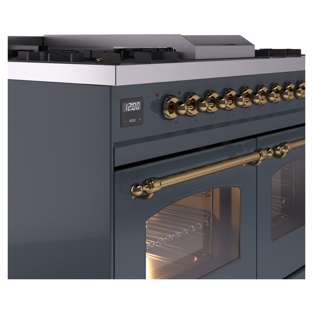 ILVE UPD40FNMPBGG Nostalgie II 40" Dual Fuel Range, details