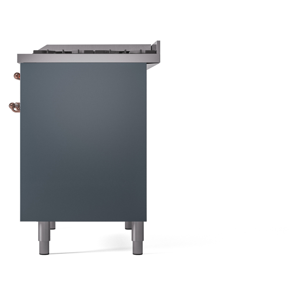 ILVE UPD40FNMPBGP Nostalgie II 40" Dual Fuel Range, right side view
