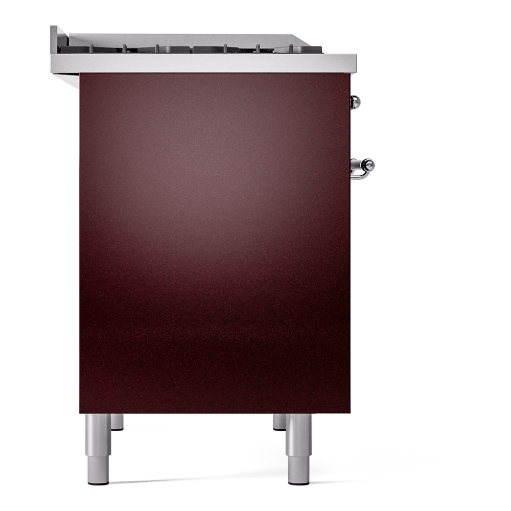 ILVE UPD40FNMPBUC Nostalgie II 40" Dual Fuel Range, left side view