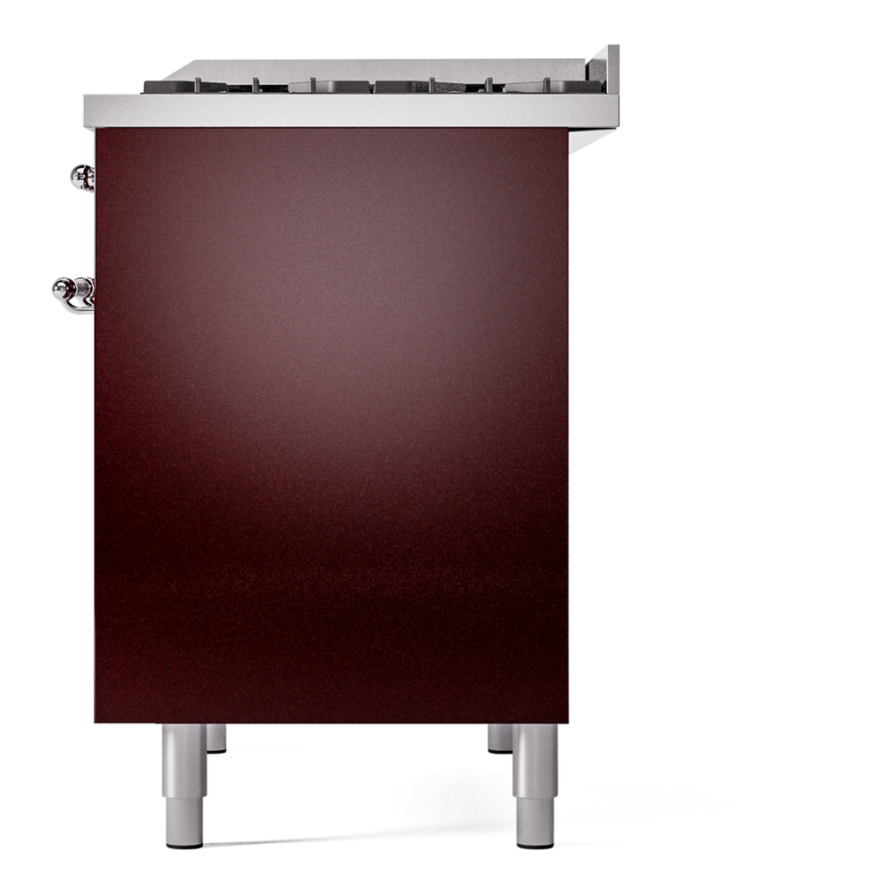 ILVE UPD40FNMPBUC Nostalgie II 40" Dual Fuel Range, right side view