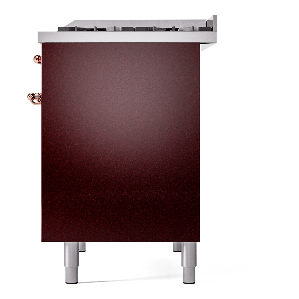 ILVE UPD40FNMPBUP Nostalgie II 40" Dual Fuel Range, right side view
