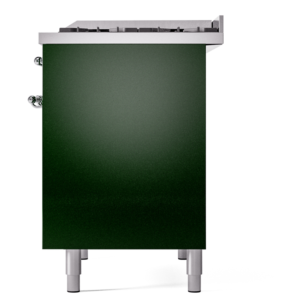 ILVE UPD40FNMPEGC Nostalgie II 40" Dual Fuel Range, right side view