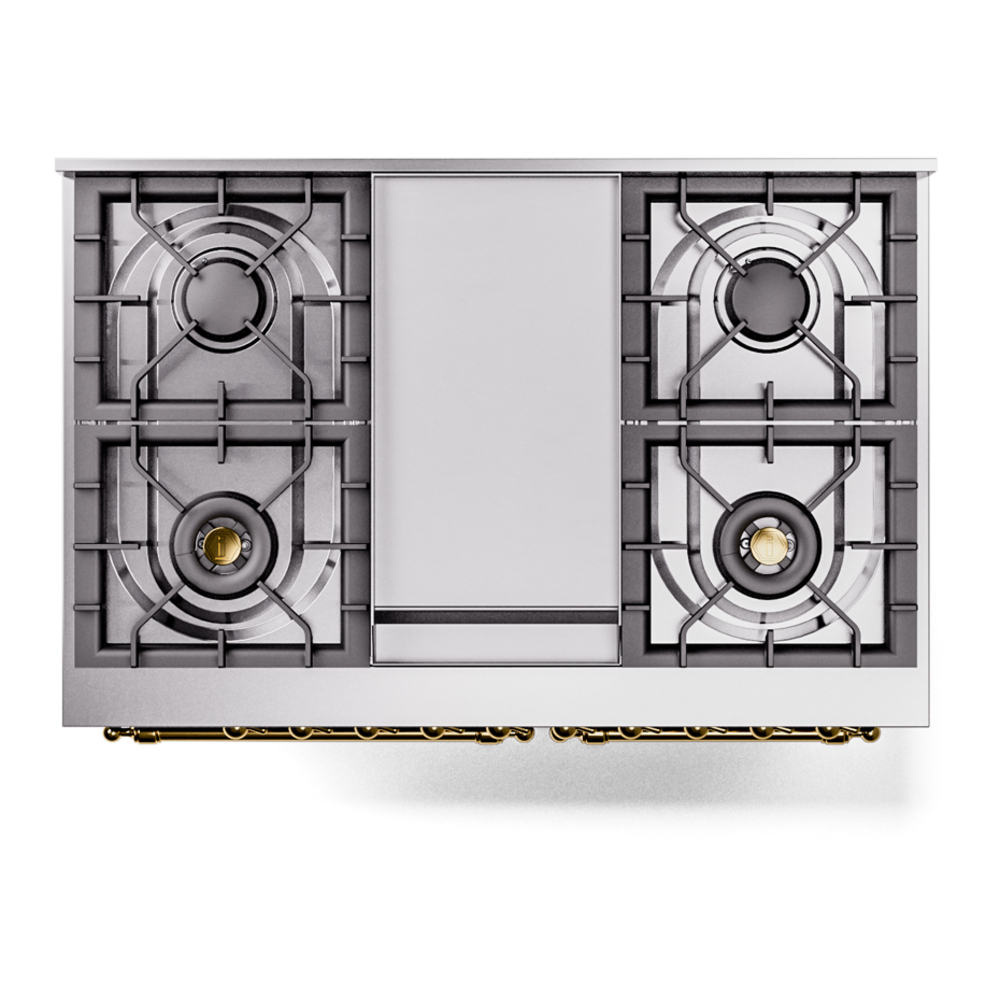 ILVE UPD40FNMPEGG Nostalgie II 40" Dual Fuel Range, top view