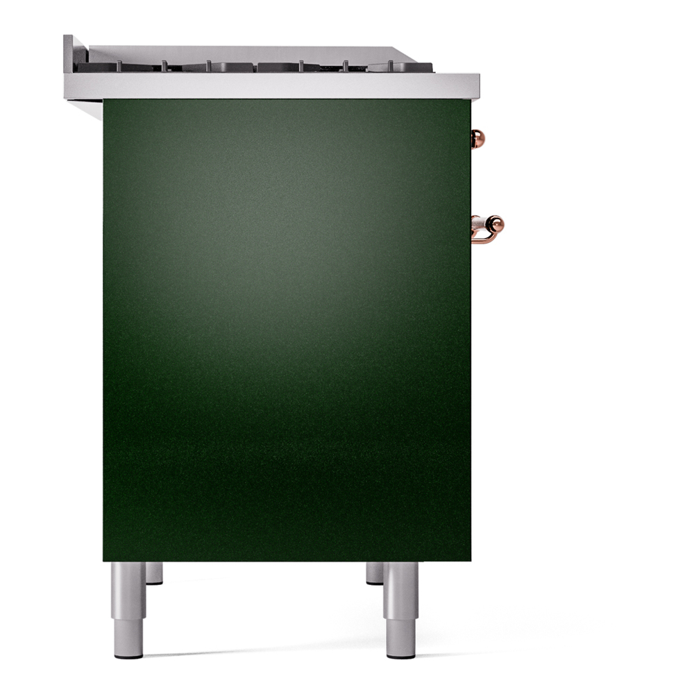 ILVE UPD40FNMPEGP Nostalgie II 40" Dual Fuel Range, left side view