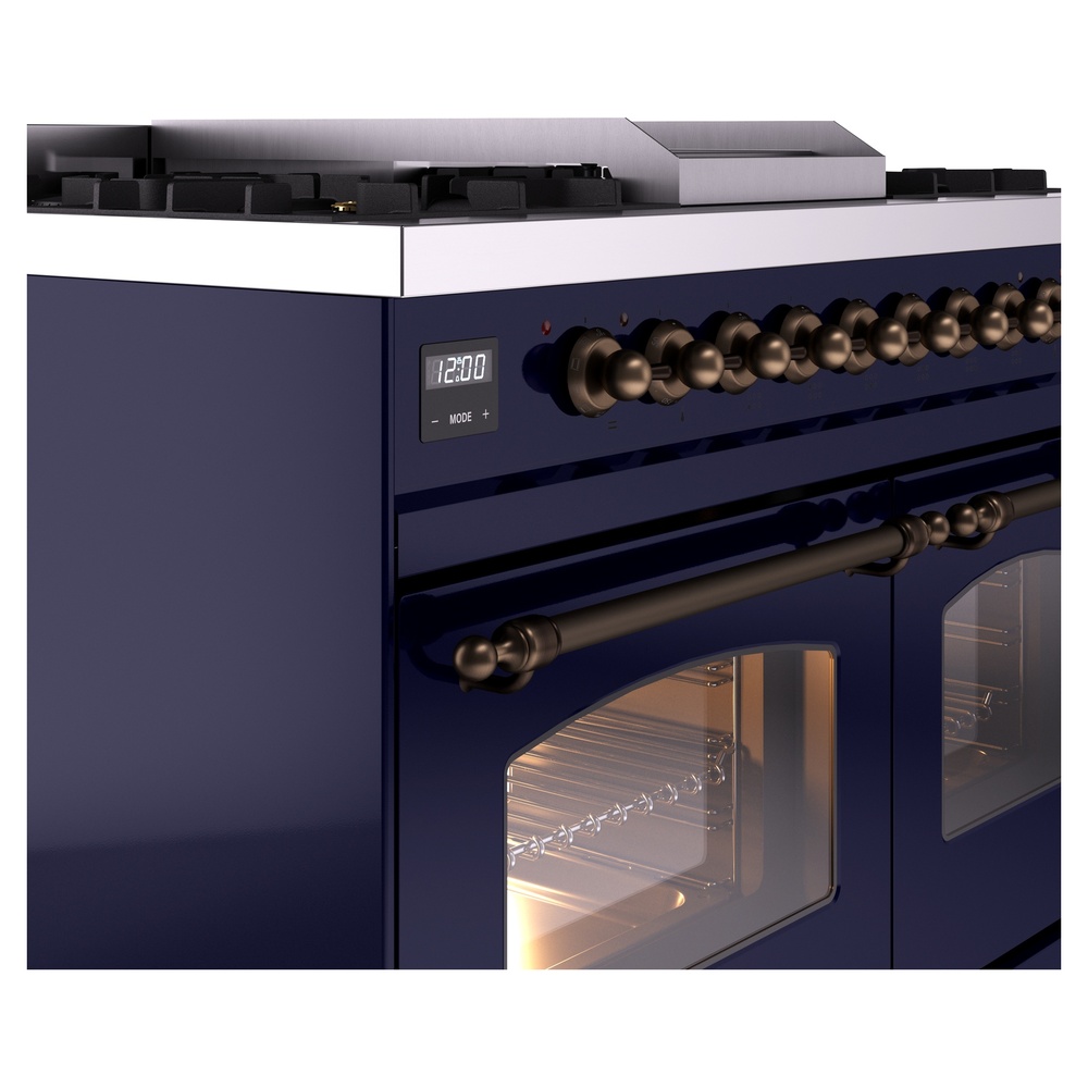 ILVE UPD40FNMPMBBLP Nostalgie II 40" Dual Fuel Range, details