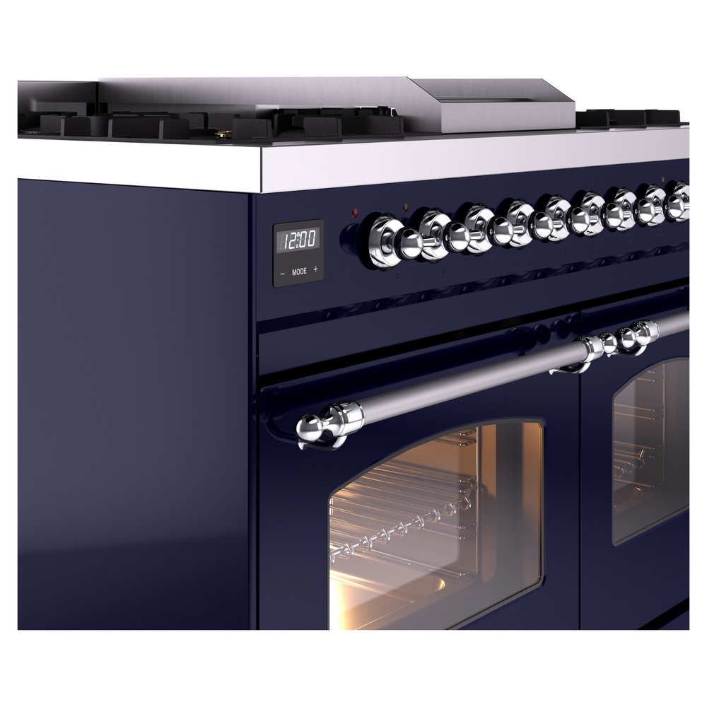 ILVE UPD40FNMPMBC Nostalgie II 40" Dual Fuel Range, details