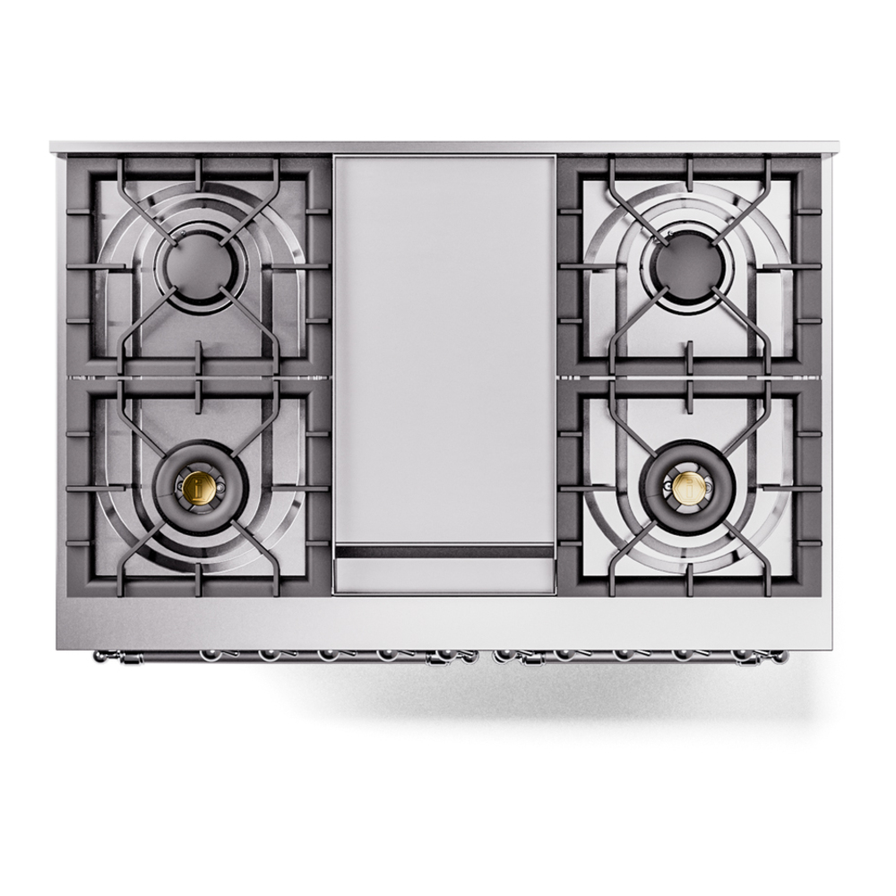 ILVE UPD40FNMPMBC Nostalgie II 40" Dual Fuel Range, top view