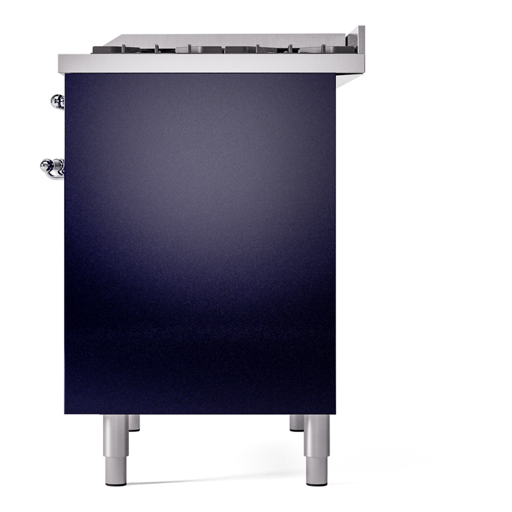 ILVE UPD40FNMPMBC Nostalgie II 40" Dual Fuel Range, right side view