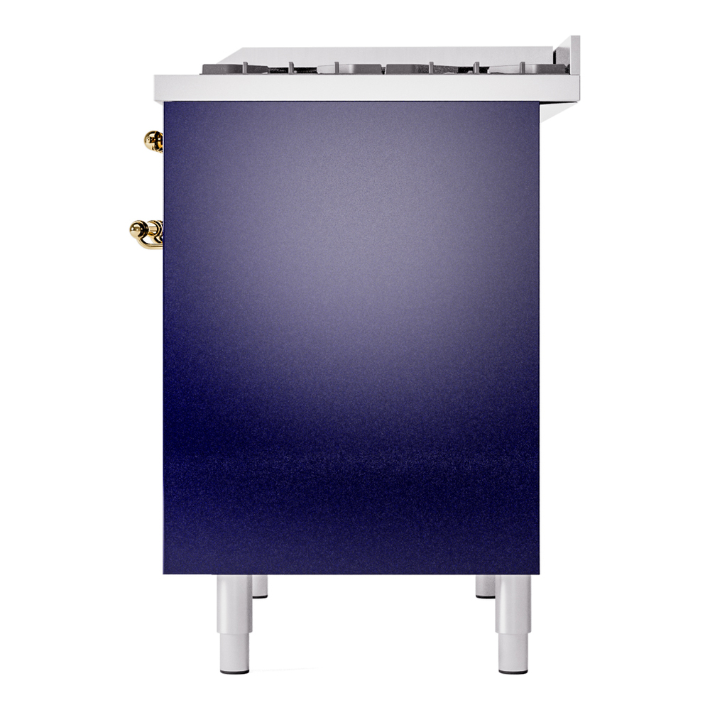ILVE UPD40FNMPMBG Nostalgie II 40" Dual Fuel Range, right side view