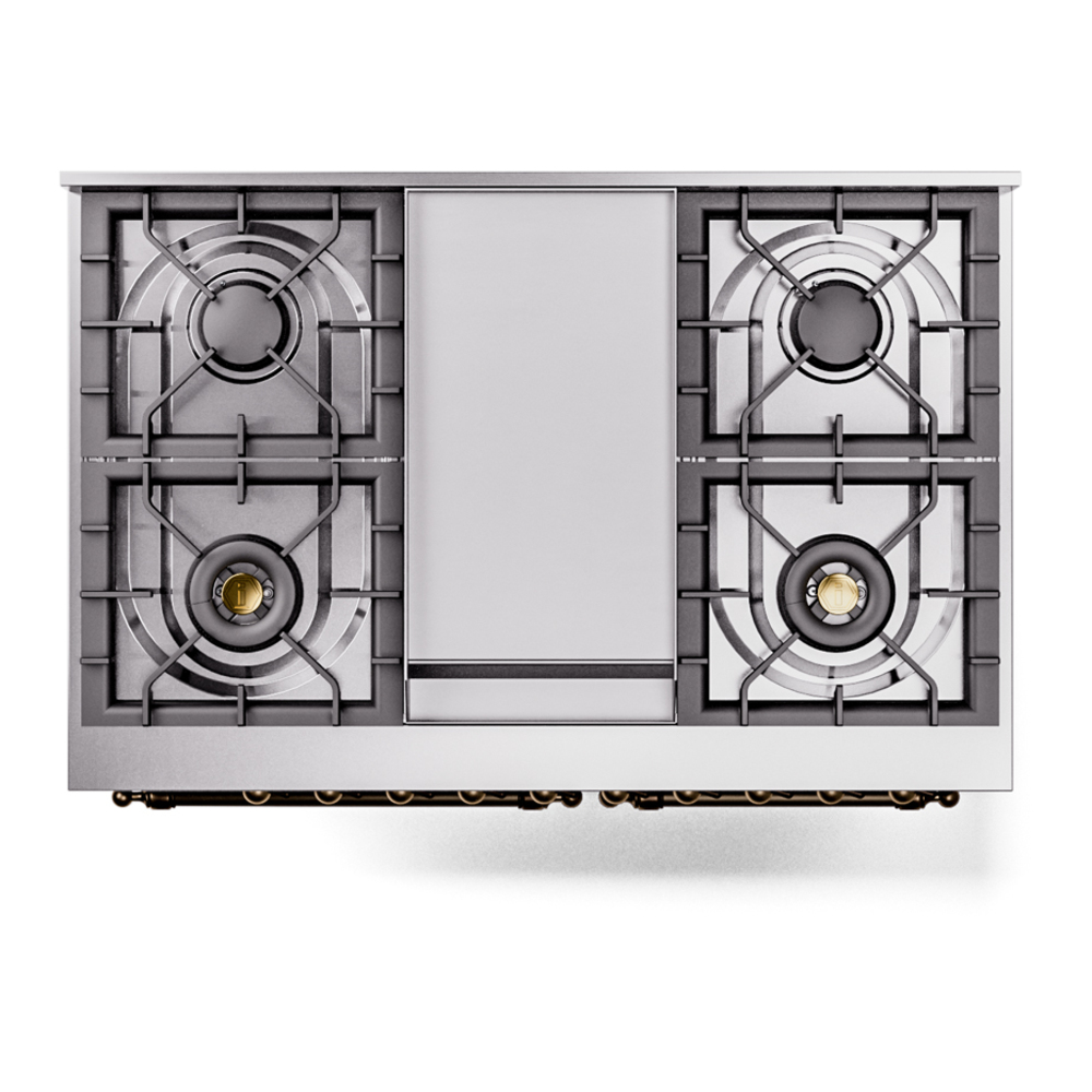 ILVE UPD40FNMPMGB Nostalgie II 40" Dual Fuel Range, top view