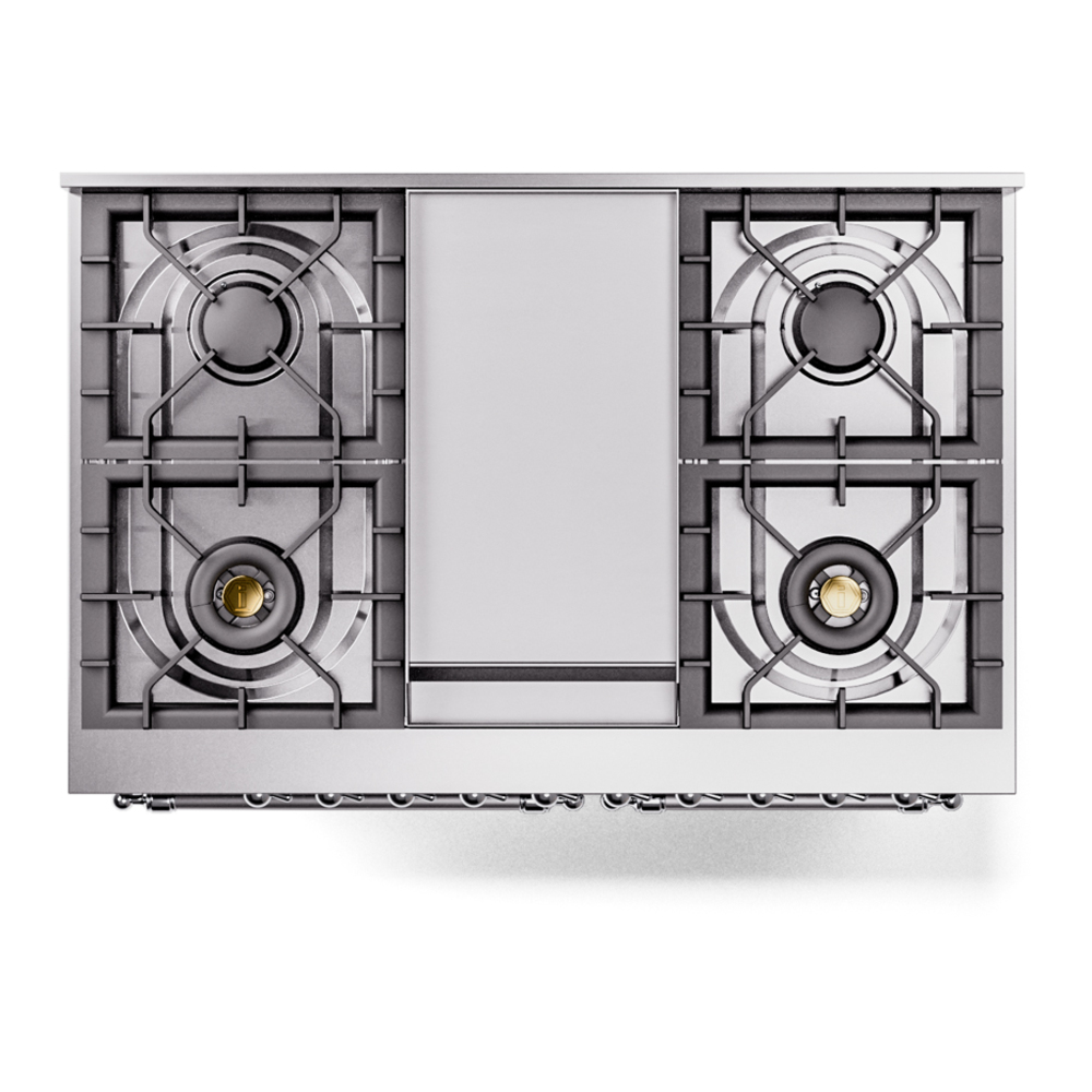 ILVE UPD40FNMPMGCLP Nostalgie II 40" Dual Fuel Range, top view