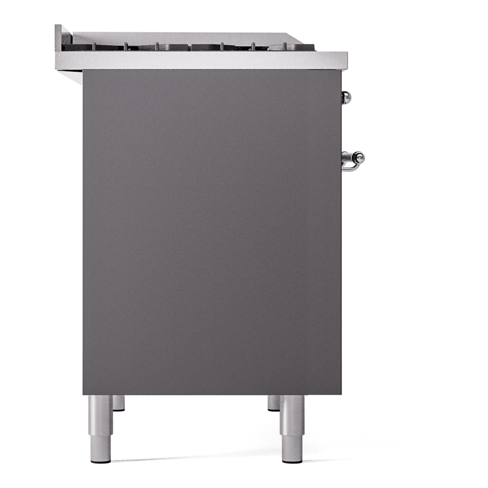 ILVE UPD40FNMPMGCLP Nostalgie II 40" Dual Fuel Range, left side view