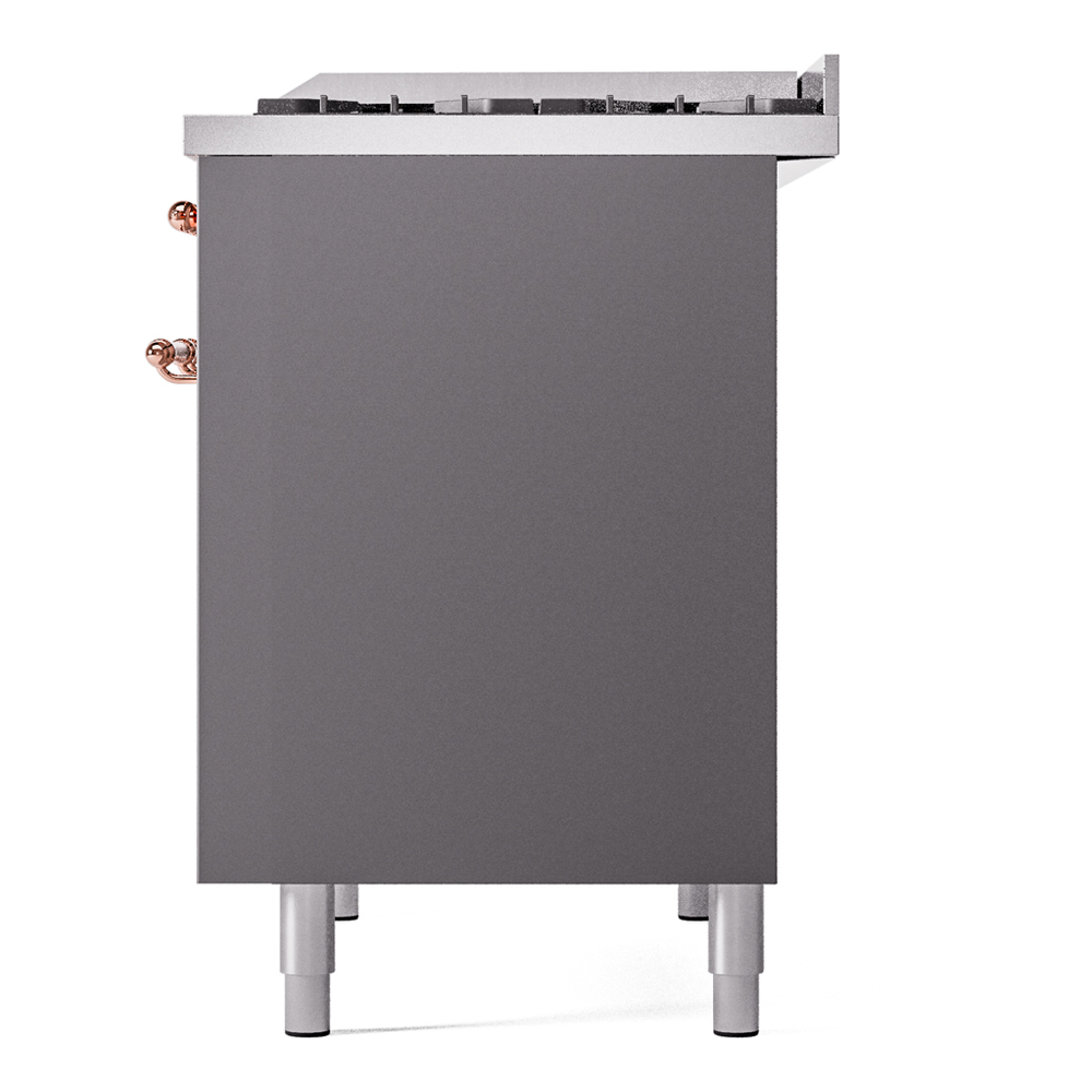 ILVE UPD40FNMPMGPLP Nostalgie II 40" Dual Fuel Range, right side view