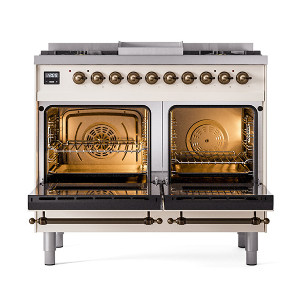 ILVE_UPD40FQNMPAWBLP_Nostalgie_II_oven_door_opened