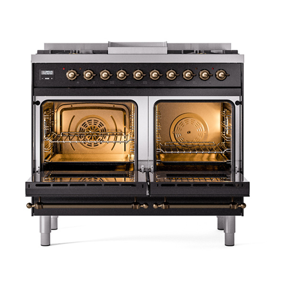ILVE_UPD40FQNMPBKB_Nostalgie_II_oven_door_opened