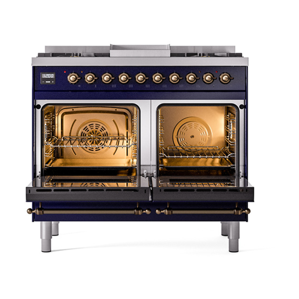 ILVE_UPD40FQNMPMBB_Nostalgie_II_oven_door_opened