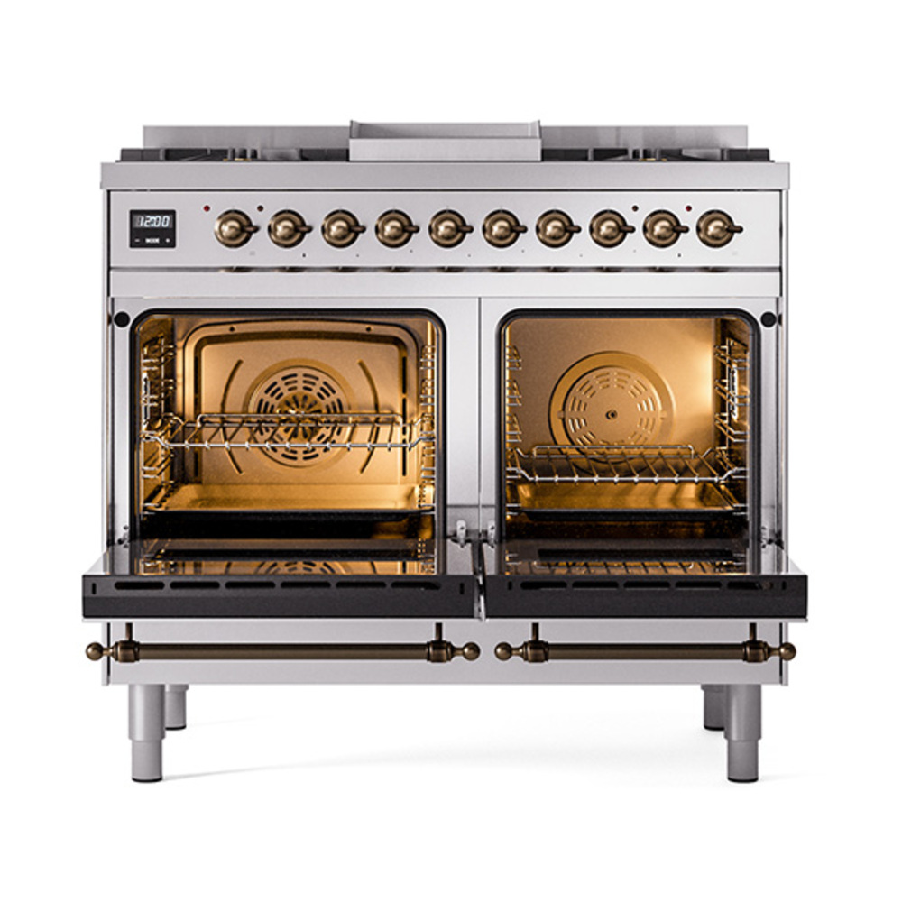 ILVE_UPD40FQNMPSSB_Nostalgie_II_oven_door_opened