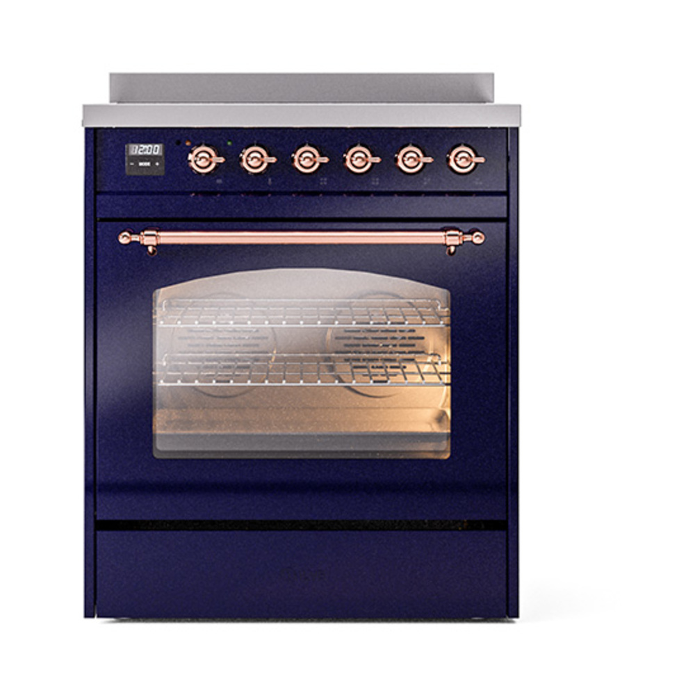 ILVE_UPI304NMPMBP_Nostalgie_II_30"_Dual_Fuel_Range_front_view