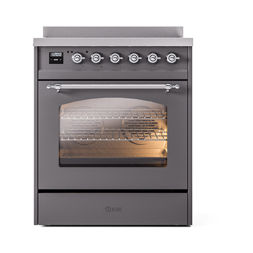 ILVE_UPI304NMPMGC_Nostalgie_II_30"_Dual_Fuel_Range_front_view