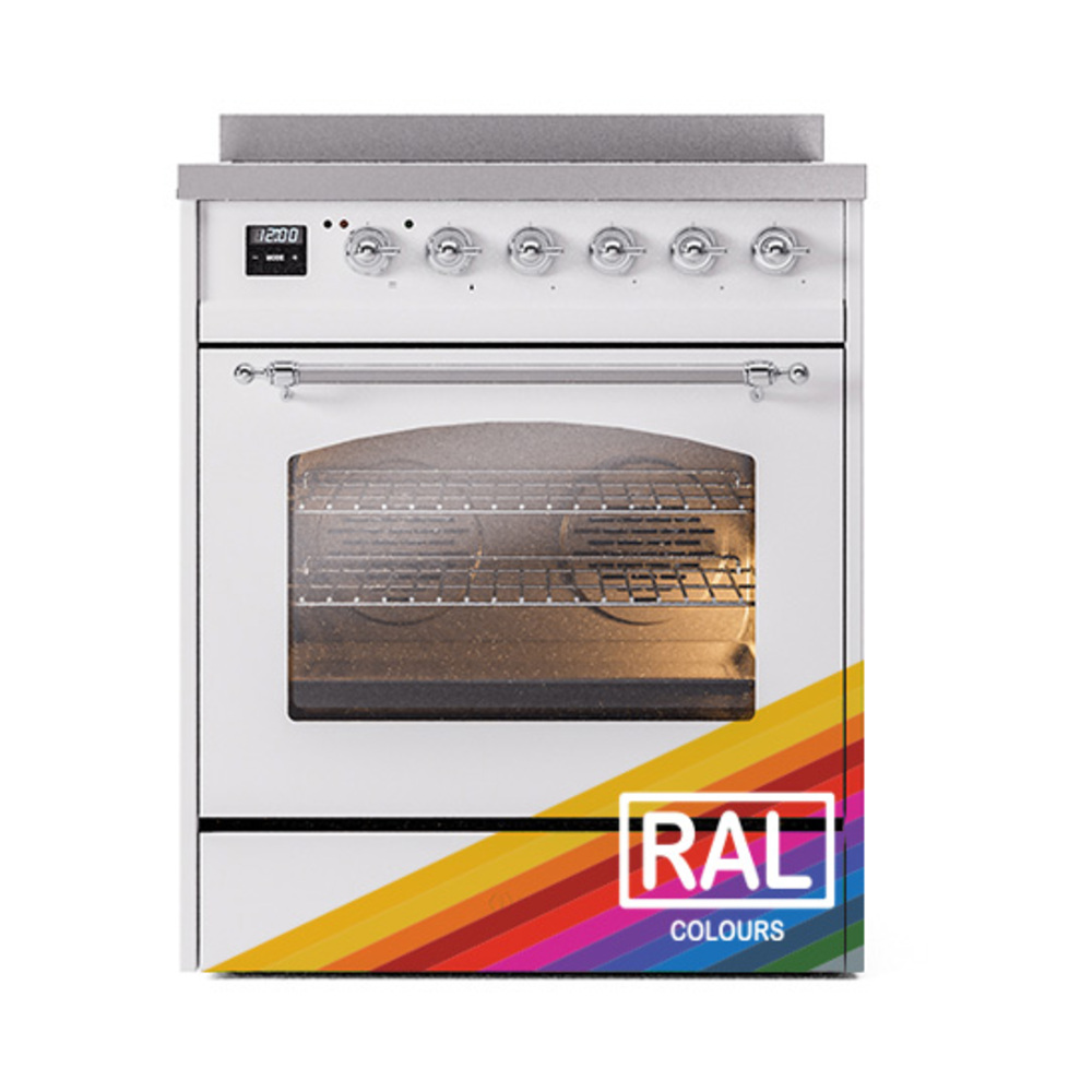 ILVE_UPI304NMPRAC_Nostalgie_II_30"_Dual_Fuel_Range_front_view