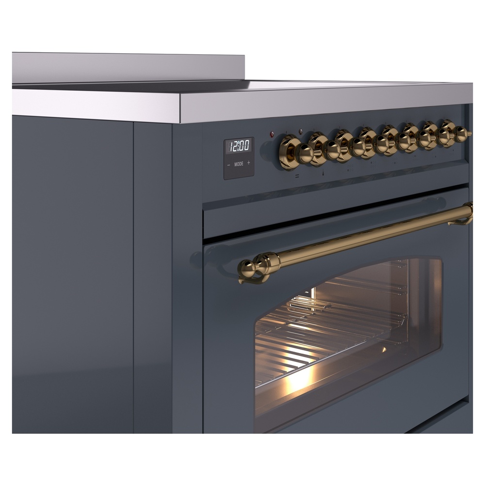 ILVE UPI366NMPBGG Nostalgie II 36" Induction Range, details