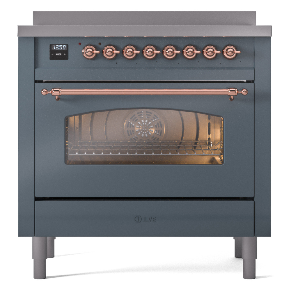 ILVE UPI366NMPBGP Nostalgie II 36" Induction Range, front view