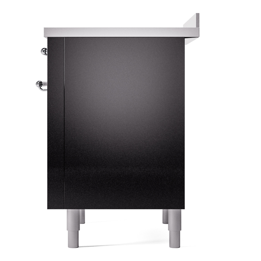 ILVE UPI366NMPBKC Nostalgie II 36" Induction Range, right side view
