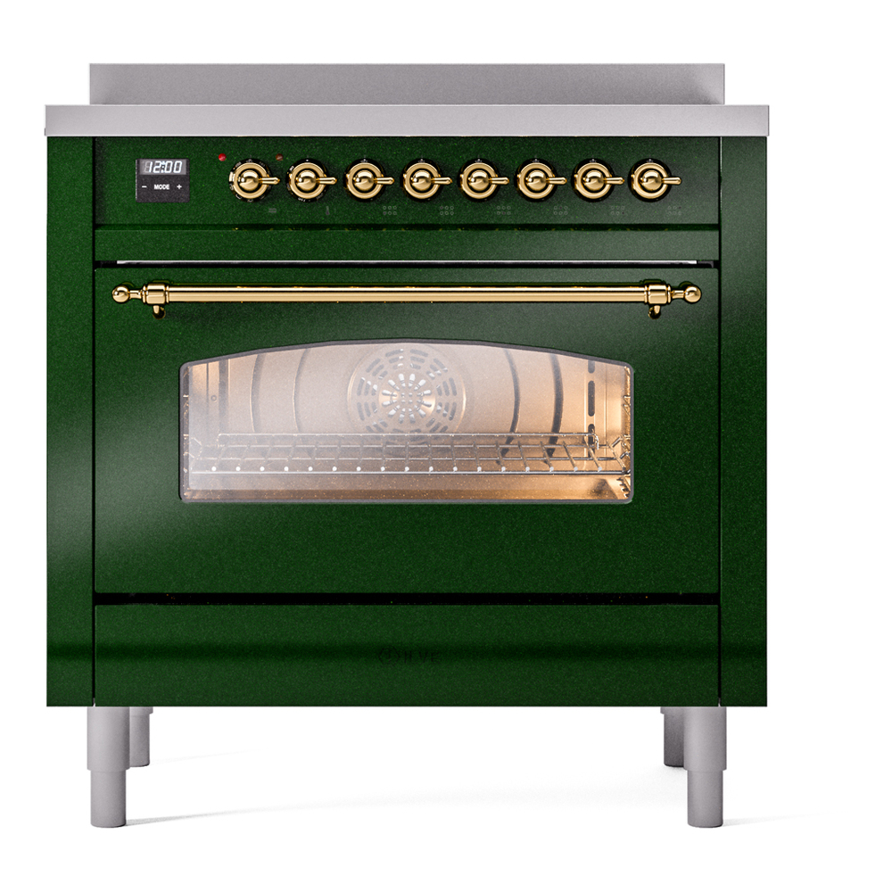 ILVE UPI366NMPEGG Nostalgie II 36" Induction Range, front view