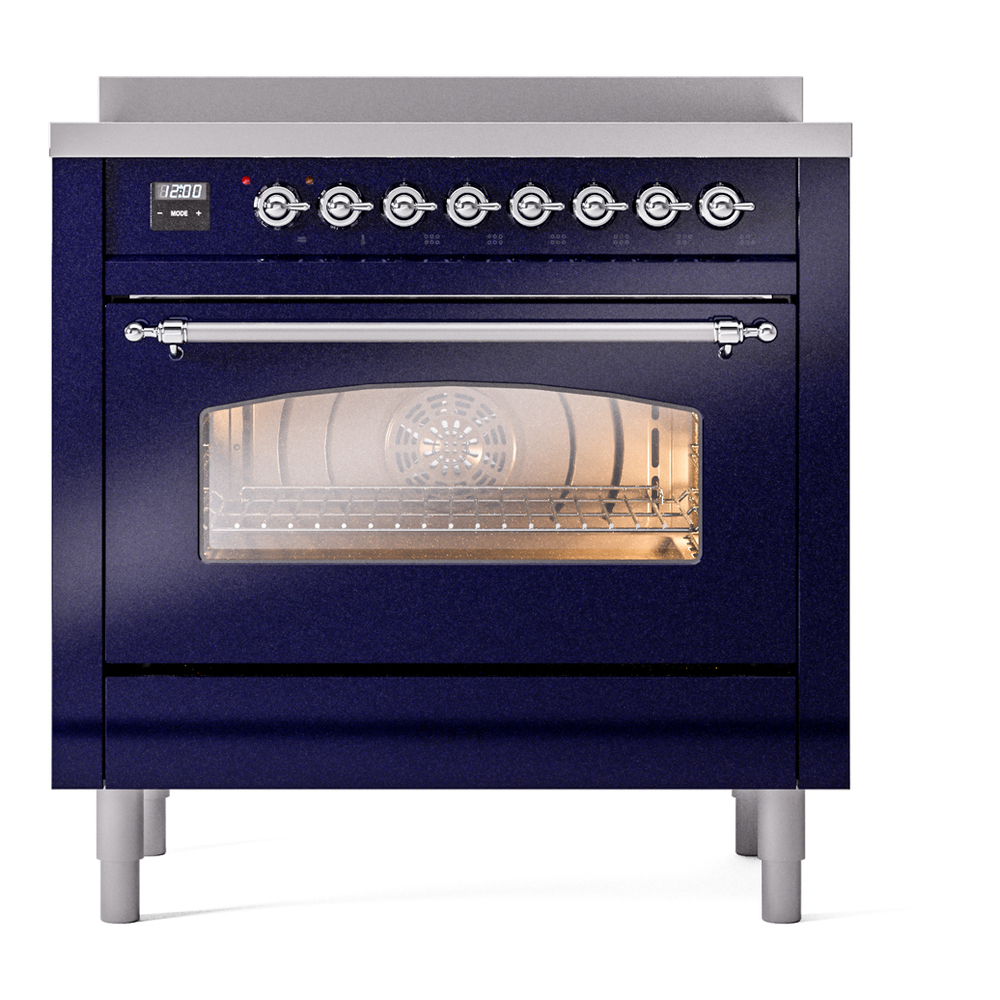 ILVE UPI366NMPMBC Nostalgie II 36" Induction Range, front view