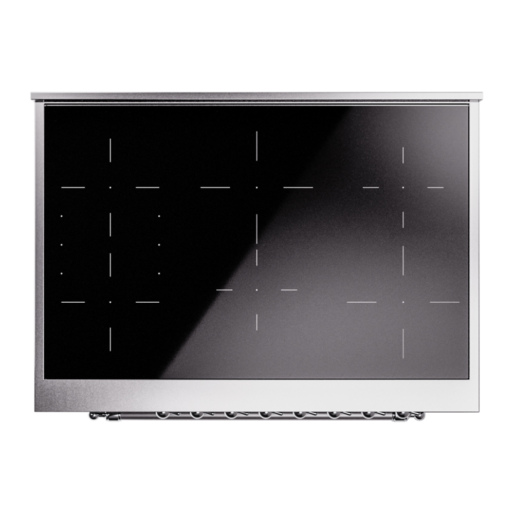 ILVE UPI366NMPMGC Nostalgie II 36" Induction Range, top view