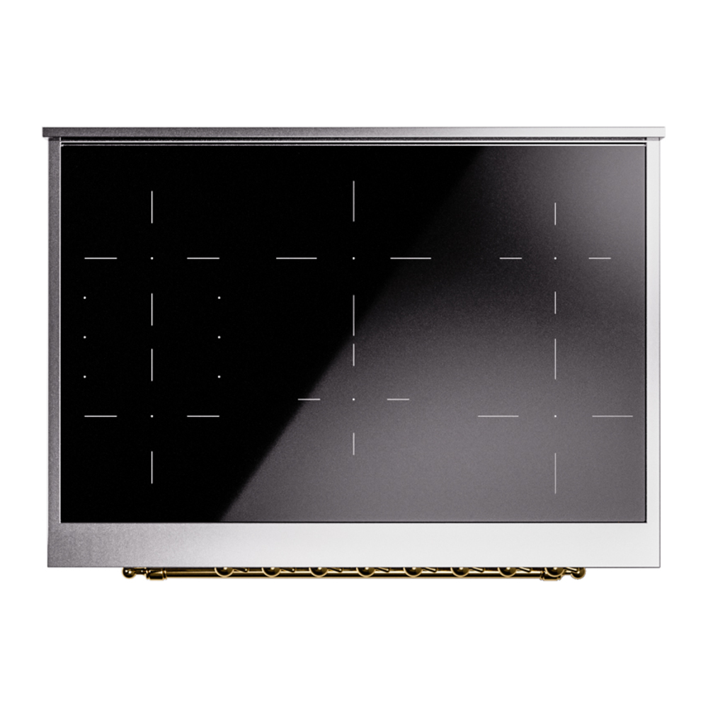 ILVE UPI366NMPRAG Nostalgie II 36" Induction Range, top view
