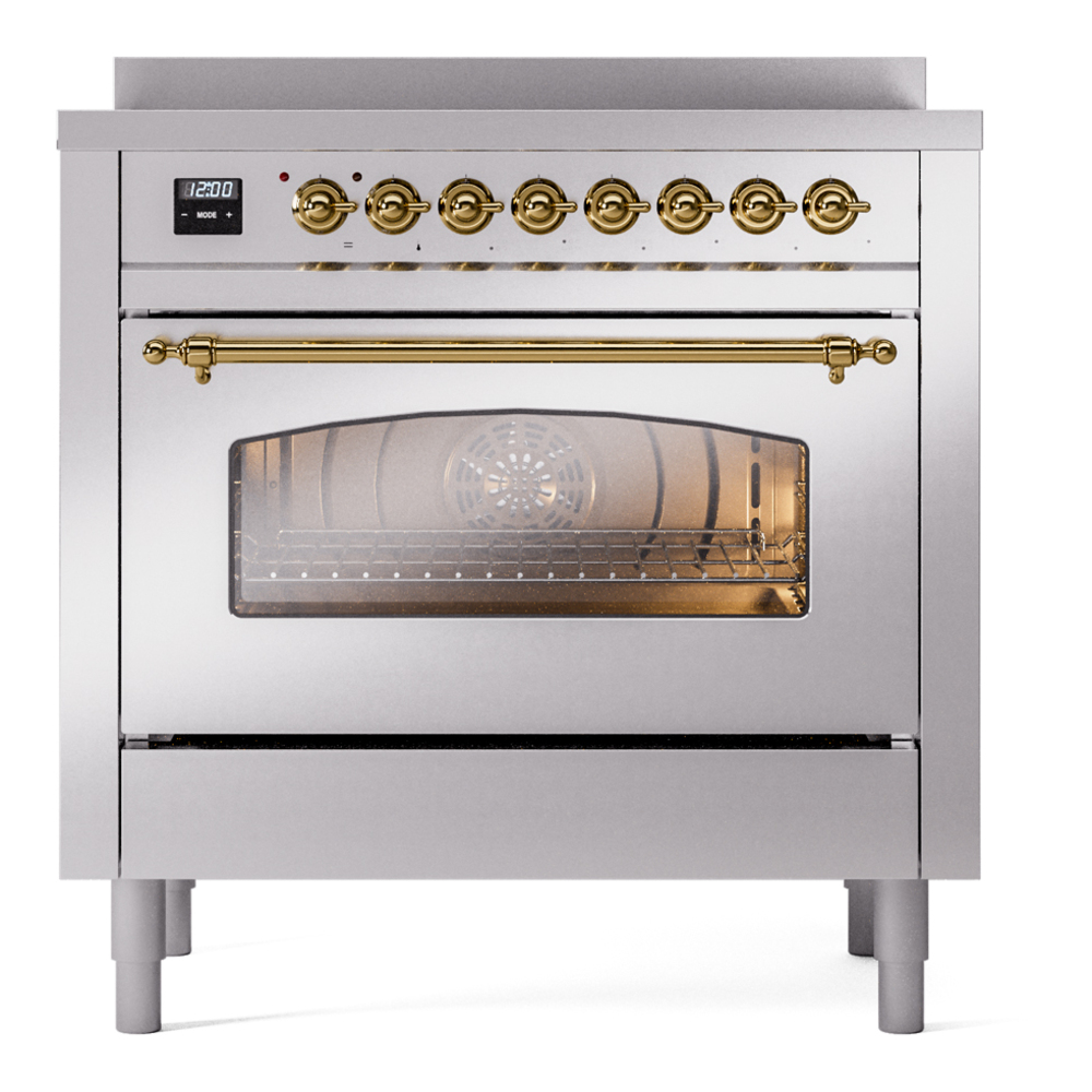 ILVE UPI366NMPSSG Nostalgie II 36" Induction Range, front view