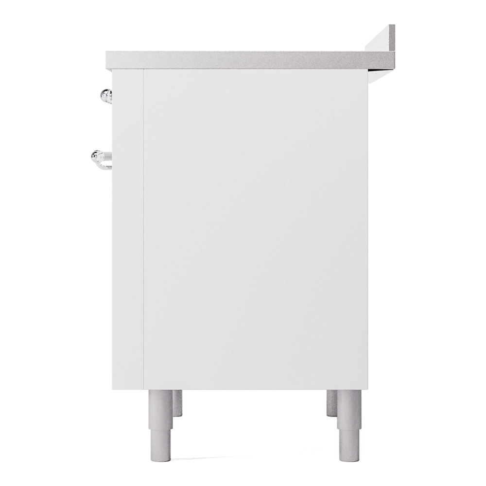 ILVE UPI366NMPWHC Nostalgie II 36" Induction Range, right side view