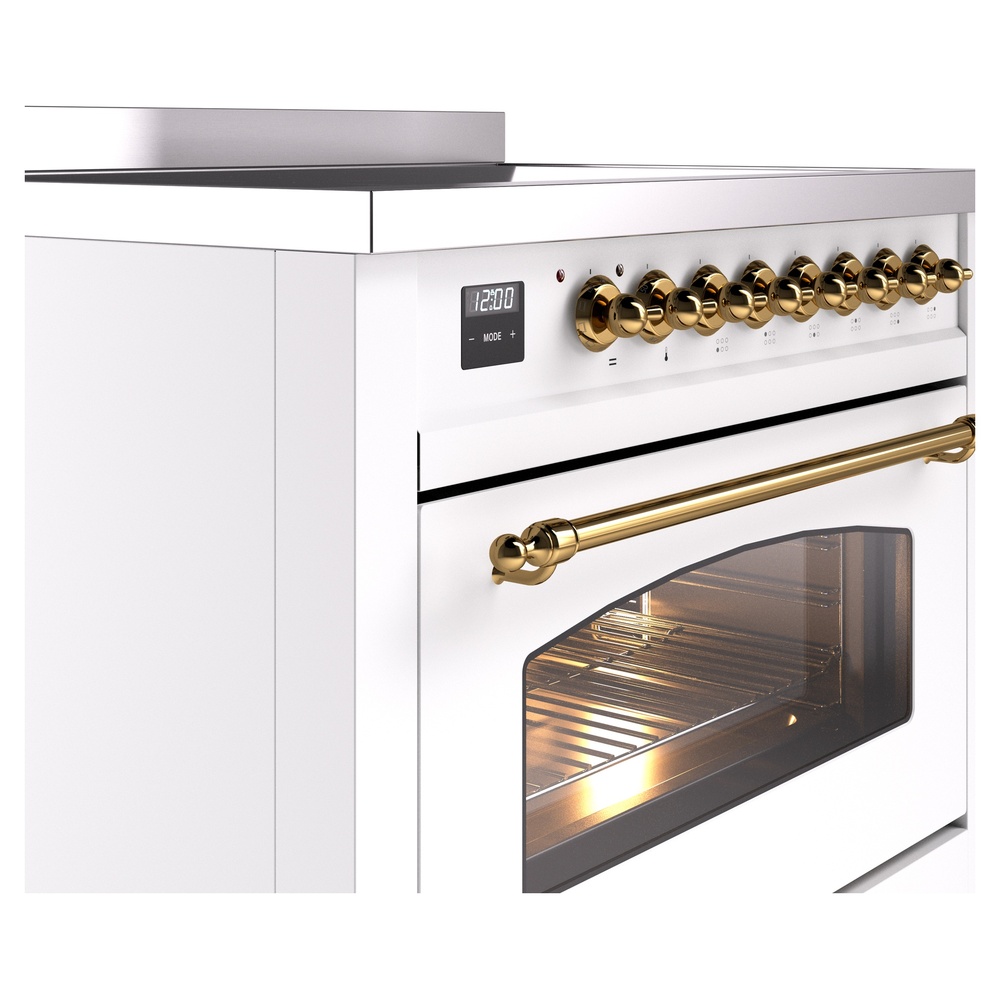 ILVE UPI366NMPWHG Nostalgie II 36" Induction Range, details