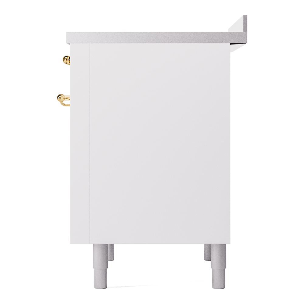 ILVE UPI366NMPWHG Nostalgie II 36" Induction Range, right side view