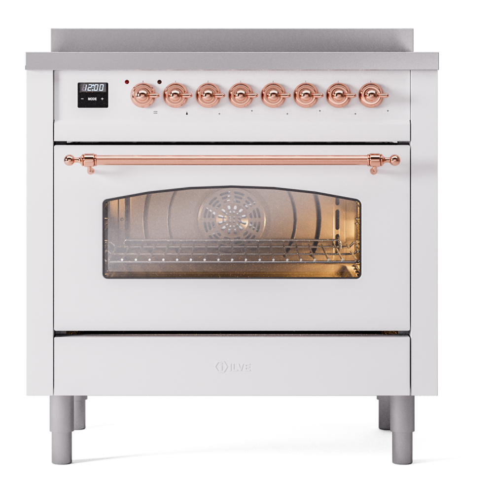 ILVE UPI366NMPWHP Nostalgie II 36" Induction Range, front view