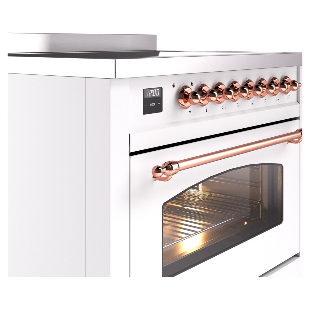 ILVE UPI366NMPWHP Nostalgie II 36" Induction Range, details