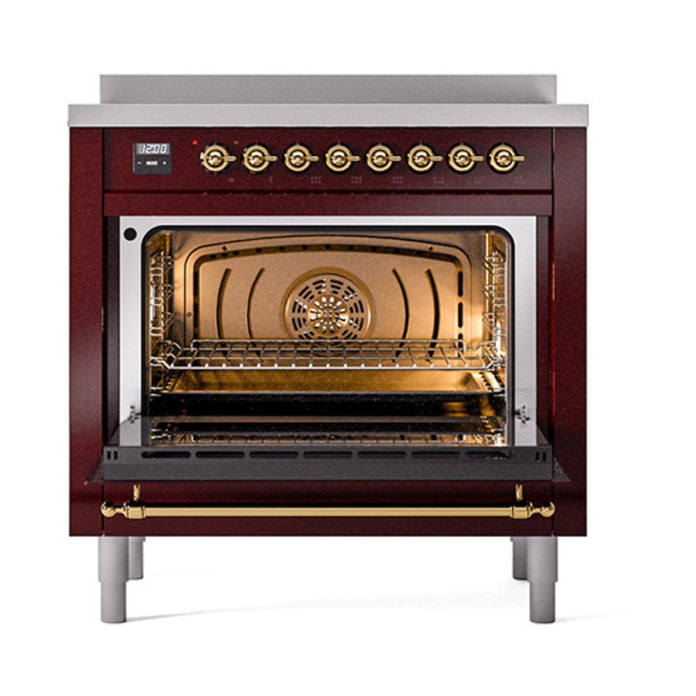 ILVE_UPI366QNMPBUG_Nostalgie_II_oven_door_opened